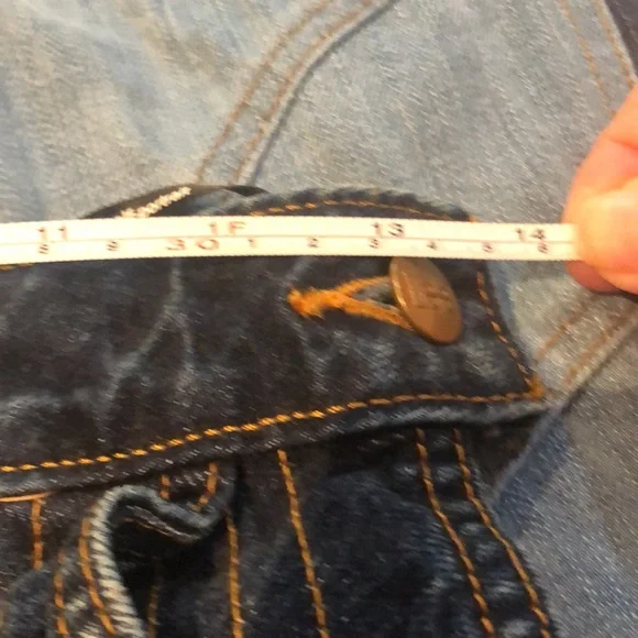 Lee X Self-Portrait Tiered Ruffle Mini Denim Skirt - Picture 9 of 11